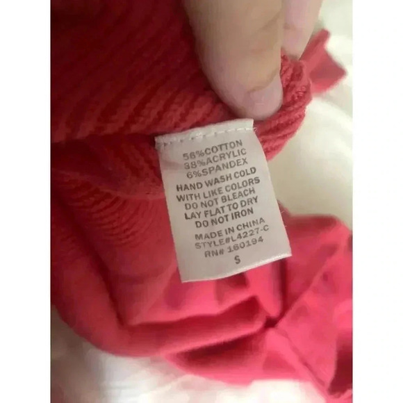 NWOT By Together Womens Pink Balloon Sleeve Oversized Crewneck Pullover Sweater - Picture 11 of 11